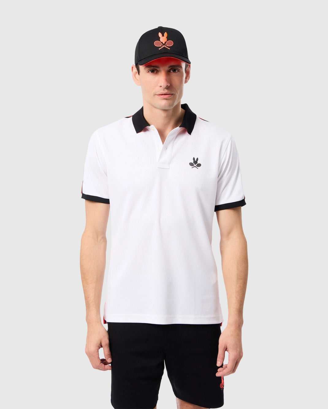 Polos Psycho Bunny Courtside Sport Polo Blanche Homme | ISJ-25256396